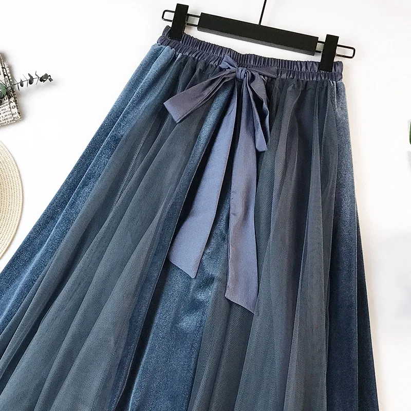 Новая весенняя Корейская тюль юбка пачка Женская юбка высокая талия плиссированная юбка для косплея юбка с эластичным поясом faldas saias jupe