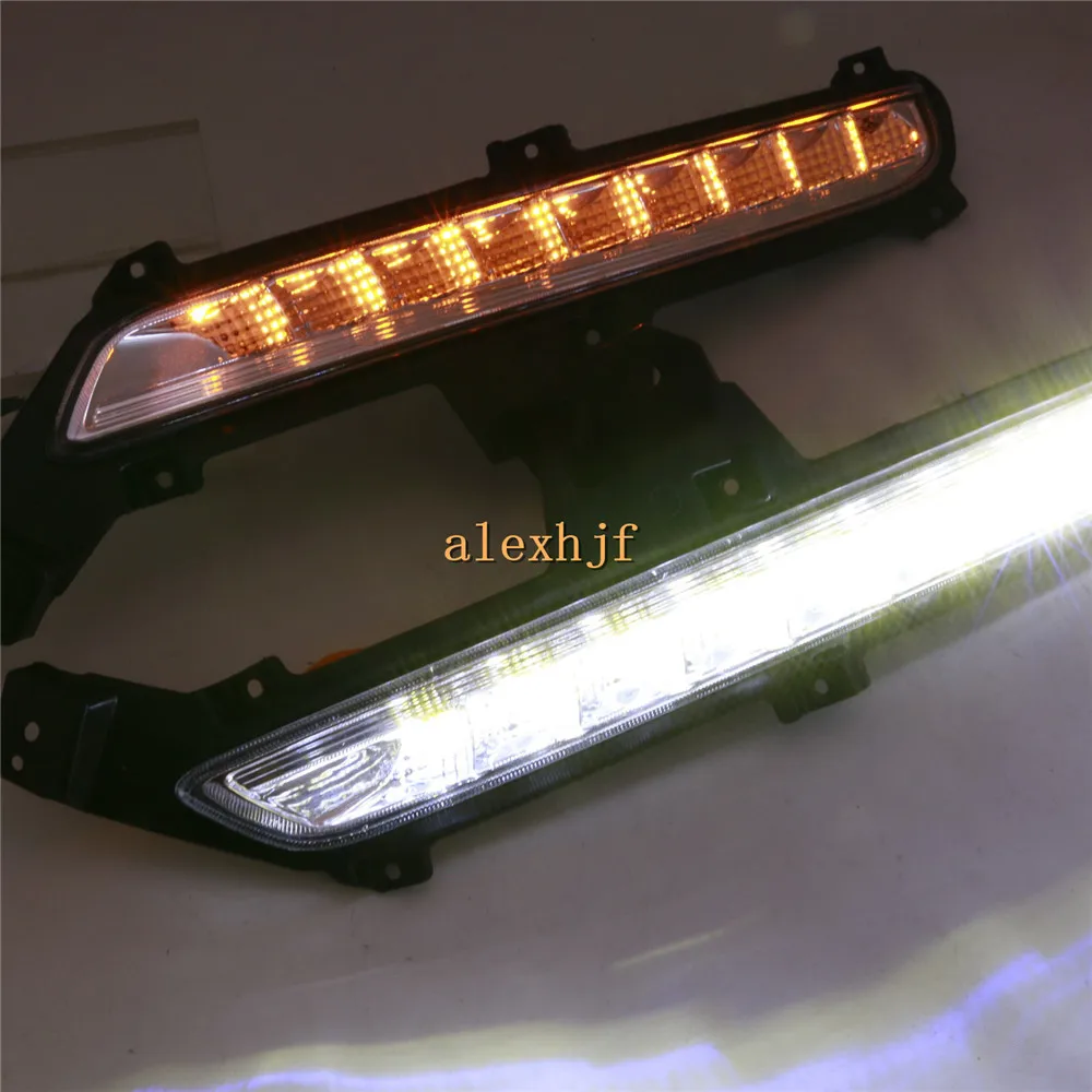 July King LED Daytime Running Lights DRL, LED Fog Lamp With Yellow Turn Signal Light case for KIA K2 2015~ ON, 1:1 replacement July King LED Daytime Running Lights DRL, LED Fog Lamp With Yellow Turn Signal Light case for KIA K2 2015~ ON, 1:1 replacement