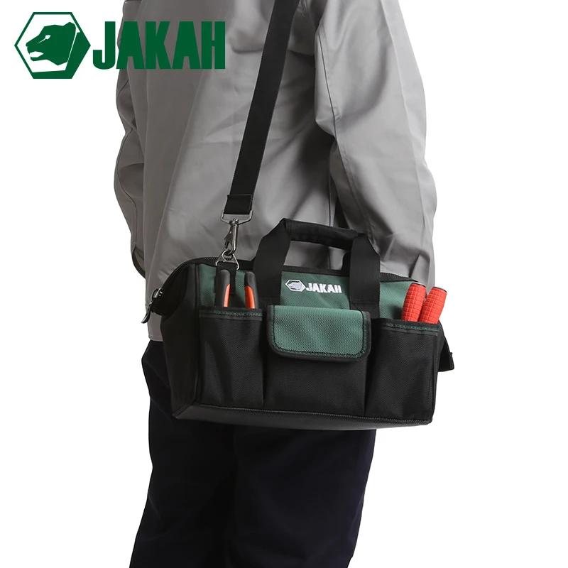 JAKAH 12" Wholesale Tool Bags Waterproof Base Tool Storage Bags Shoulder Bag Handbag Free Shipping