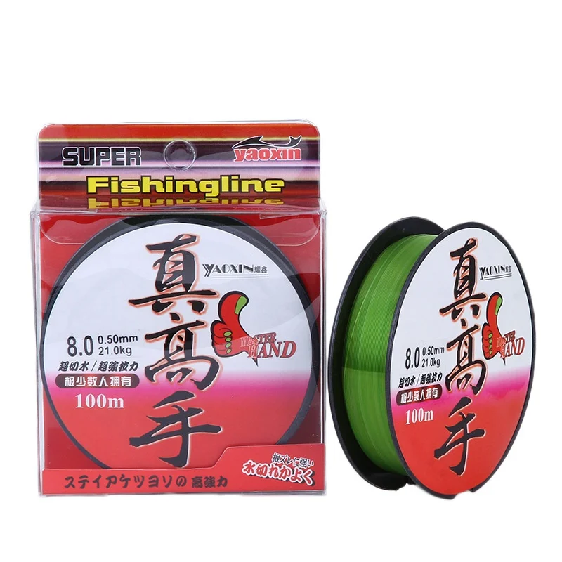 

Super Strong Nylon Fishing Line 100M 8-46LB Monofilament Line Fishline for Saltwater & Freshwater anti-corrosion fishing line