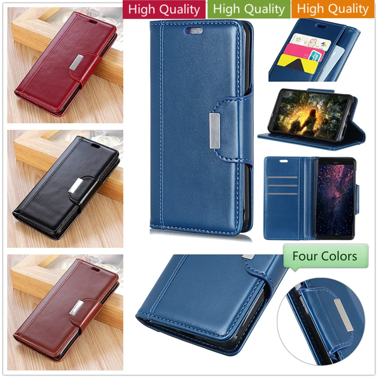 

Leather Cover For Samsung Note9 Note8 Note 9 8 S9 S8 Plus High Quality Phone Book Fundas Coque For A6 A8 Plus 2018 Wallet Shell