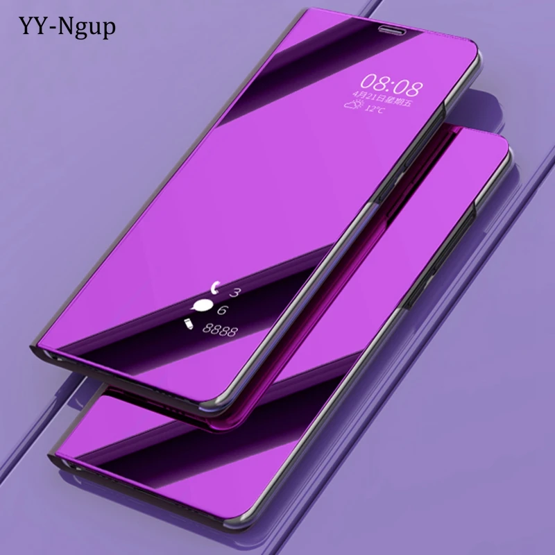 

Coque for Samsung Galaxy A6 2018 Luxury Flip Mirror Phone Case on for Samsung A6 Plus A6Plus 2018 Stand Holder Case Cover Etui
