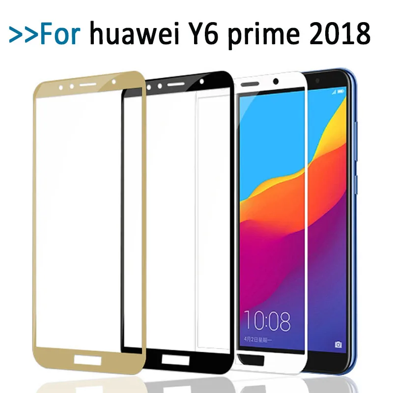 Защитное стекло закаленное для Huawei Y6 Prime 2018 дюйма Φ L22 L11 9H|Защитные стёкла и