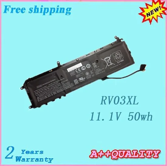 100% новый аккумулятор RV03XL RV03050XL для ноутбука HP ENVY Rove AIO 20-K014US 722237-2C1 722298-001 бесплатная