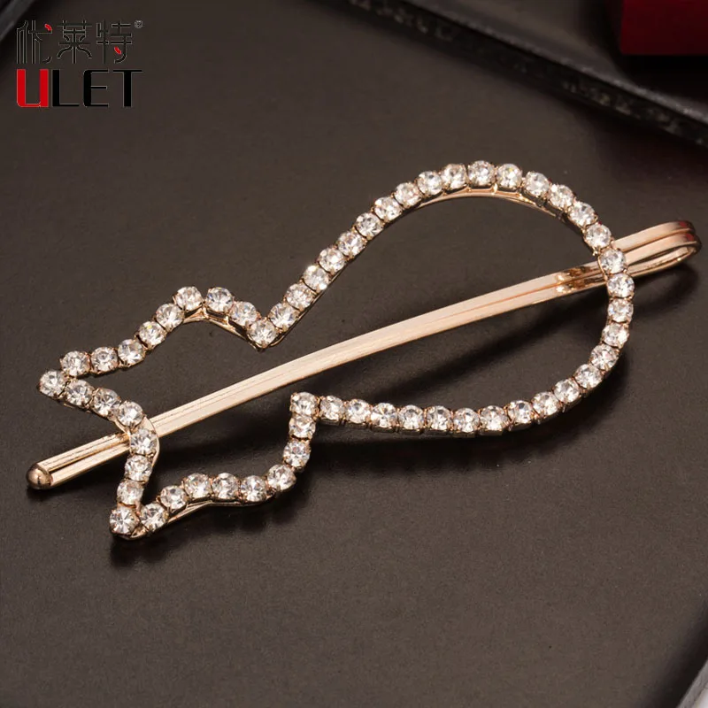 Newest Fashion Hair Clips For Girls Imitation Crystal Barrettes Trendy