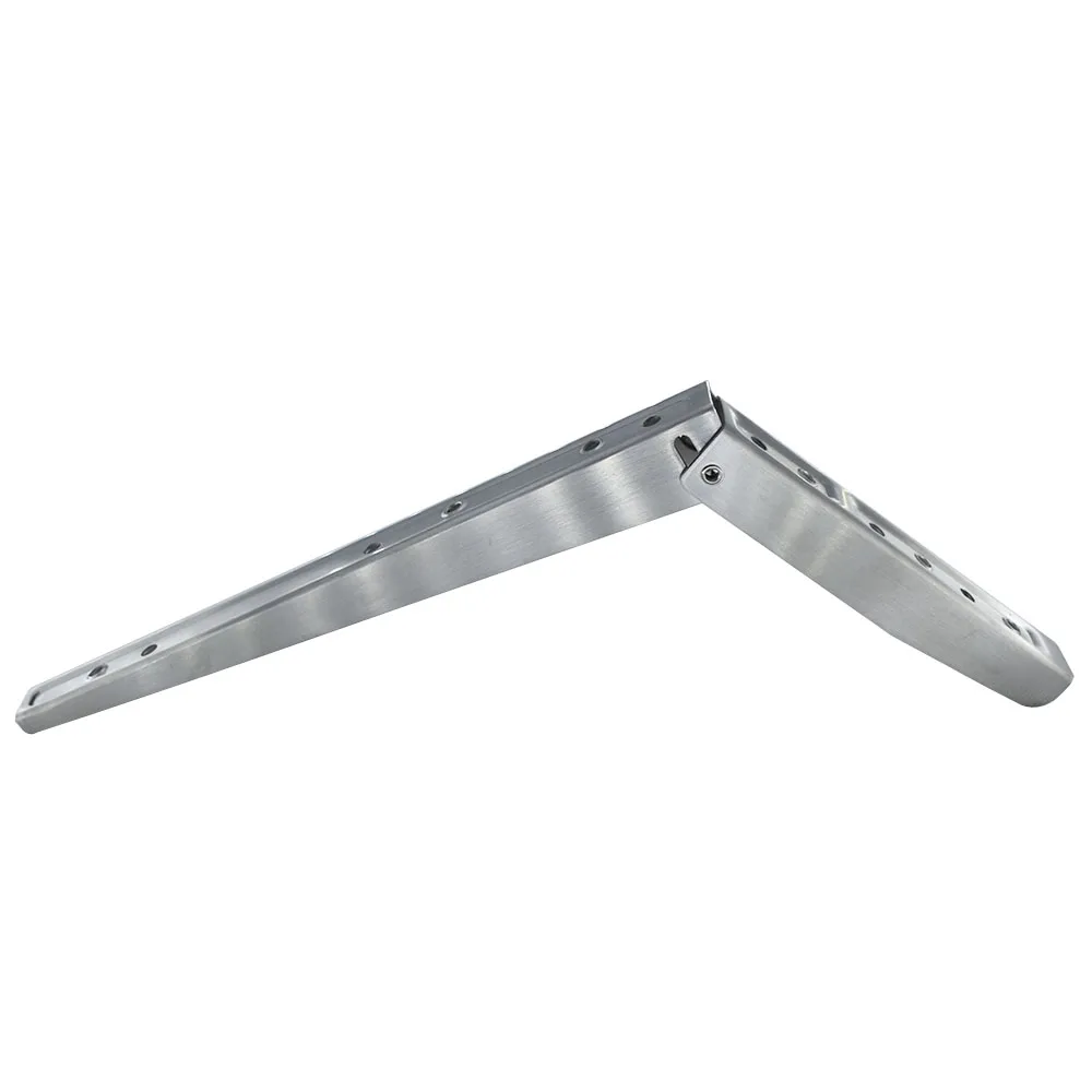 12 Stainless Steel Folding Shelf Bracket 12 Inch Folding Triangle Bracket Support 150x300mm 2pcs 