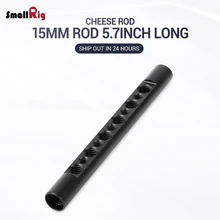 SmallRig 15 мм сырный стержень M12 резьбовой конец с 1/"& 3/8" резьбовыми отверстиями 145 мм 5,7 дюйма длиной-1461