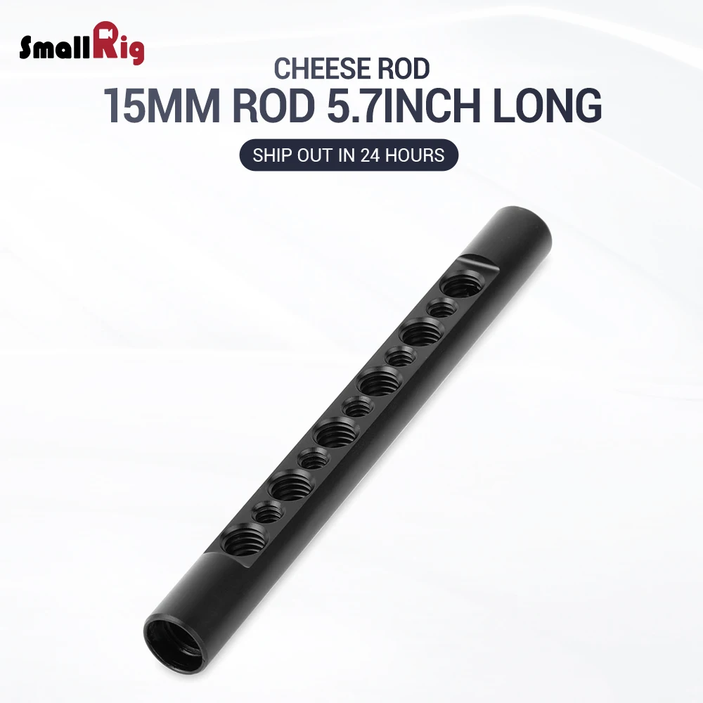 cheap SmallRig 15mm Cheese Rod M12 Thread End with 1 4\