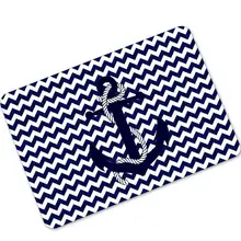 Полосатые ковры с рисунком якоря для гостиной, спальни, кабинета, окружающей среды, декоративные ковры, нескользящий коврик/ковер Tapis