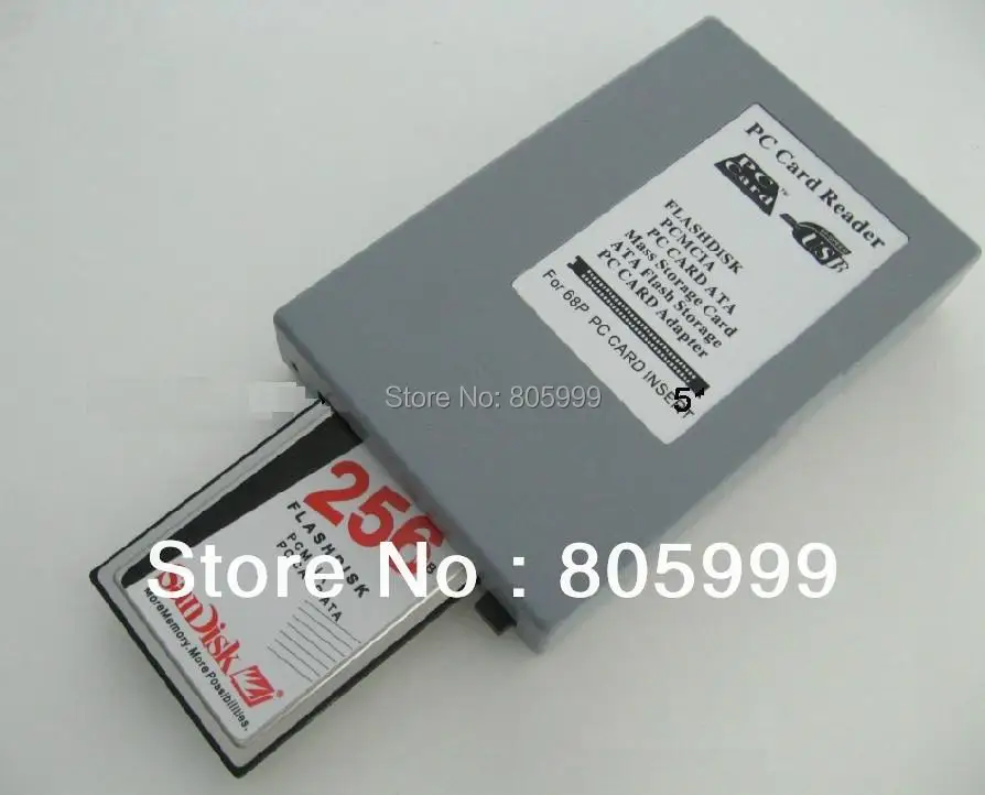 USB to PCMCIA Card Reader ATA PCMCIA Memory Card Reader Card 68PIN