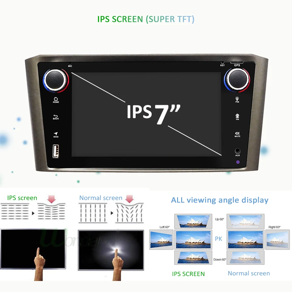 Discount DSP IPS 4G 64G 8CORE Android 9.0 Car navigation For Toyota Avensis T25 2002-2008 GPS stereo audio radio no dvd player 4