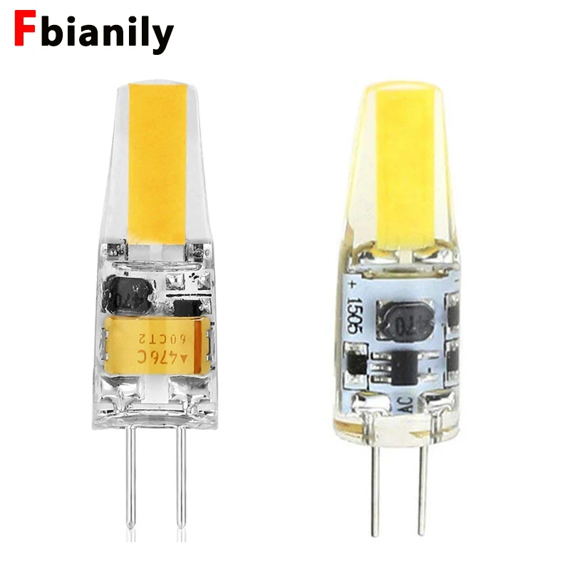 

G4 LED Lamp AC DC 12V Mini Lampada LED Bulb G4 COB Chip Light 360 Beam Angle Lights Replace Halogen G4 Spotlight Chandelier