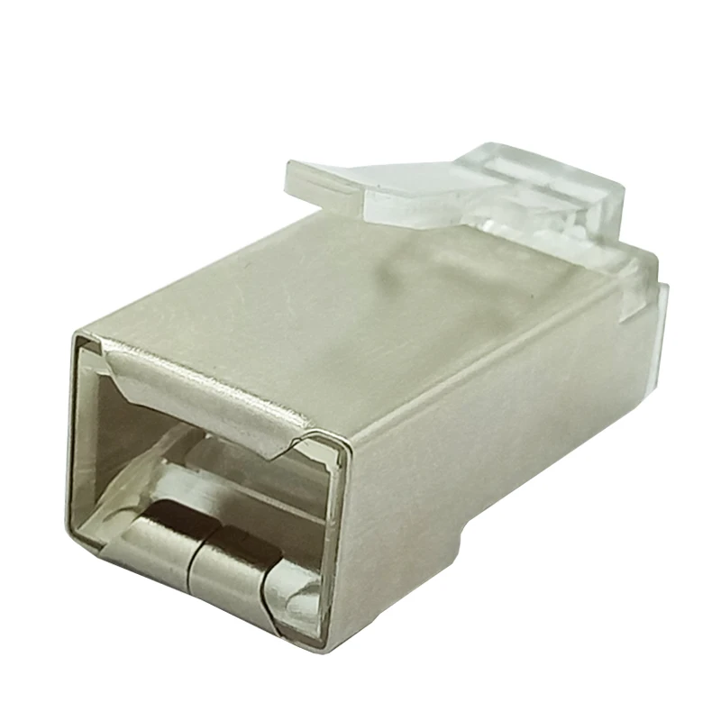 50 шт. Позолоченные RJ45 сетевые кабели модульный разъем Cat5 CAT5e Разъем 8P8C utp экранированный модульный разъем Rj45 клеммы