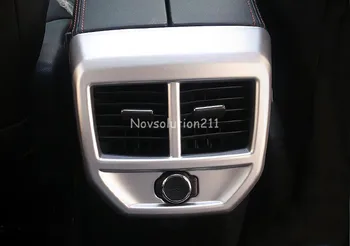 

For Peugeot 3008 GT 2016 2017 2018 ABS Car Interior Rear Armrest Air Vent Outlet Cover Trim Car Styling Decoration Accessories