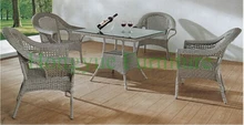 New pe rattan table set for living room wicker table chairs solutions