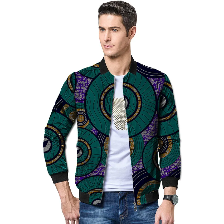 Buy Africa Style Pattern Printed Men Baseball Jacket