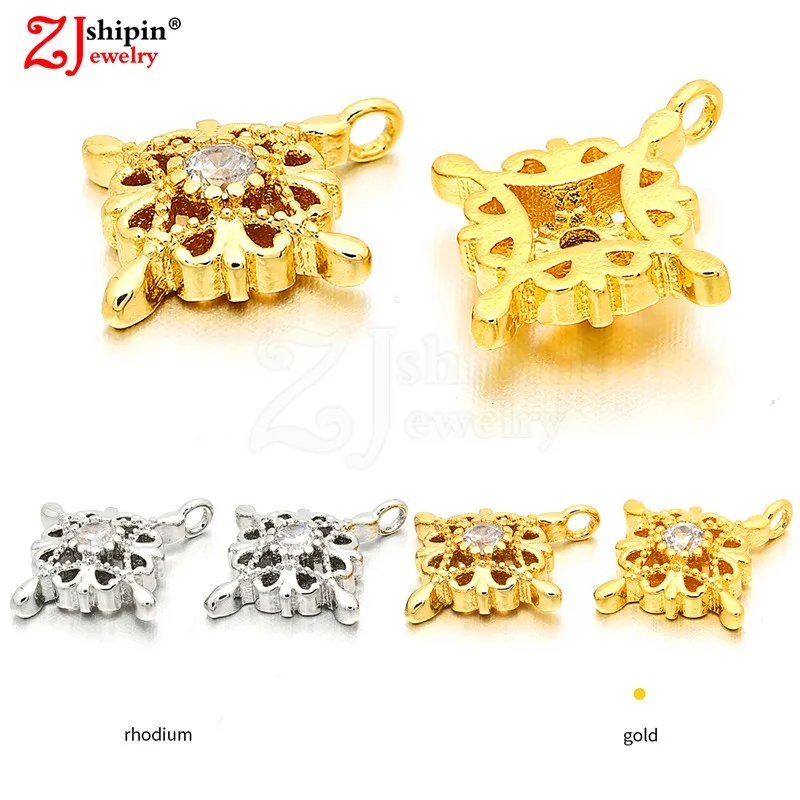 

2018 NEW Fashion CZ Necklace Pendant Accessories DIY Accessories Earrings Bracelet Pendant Copper Micro cubic Cubic Zirconia