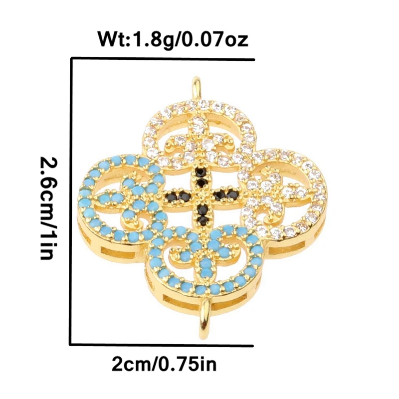 

2018 Micro inlay CZ Jewellery Jewellery DIY Craftwork Bracelets Connection Jewelry Components Jewelry Manufacture Bracelets