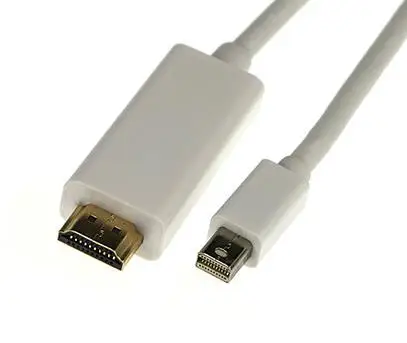 6 футов(1,8 м) Mini Displayport к HDMI кабель mini dp к hdmi-кабель, адаптер 100 шт./лот