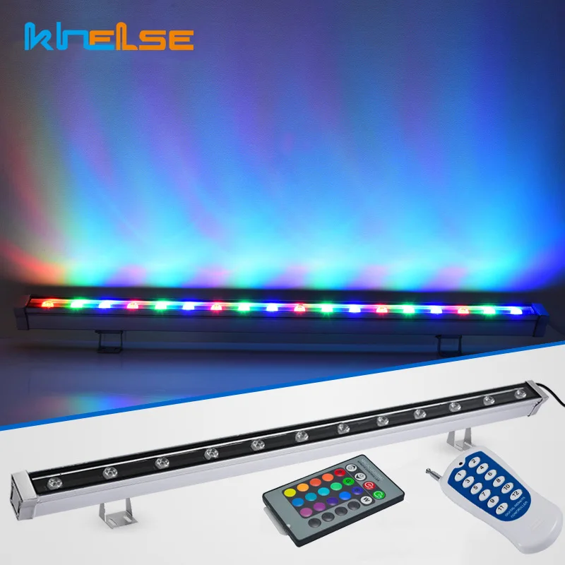 

RGB Led Flood Light Outdoor Spotlight LED Linear Waterproof Building Wall Lighting Wall washer Landscape Lamps 110V 220V 12V 24V