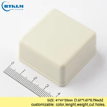 Abs пластиковый чехол для проекта электронный корпус продукты 41*41*20 мм diy чехол для инструмента пластиковый корпус diy динамик коробка для pcb