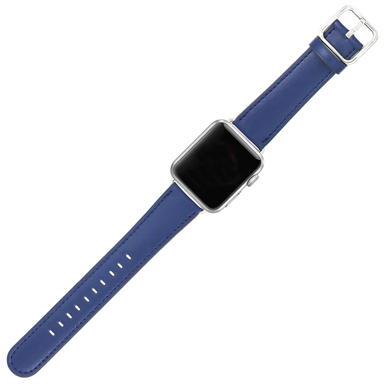 Кожаный ремешок для мм apple watch band 42 мм 38 мм 40 мм 44 мм нержавеющая сталь металлическая пряжка ремень браслет для iwatch серии 4/3/2/1