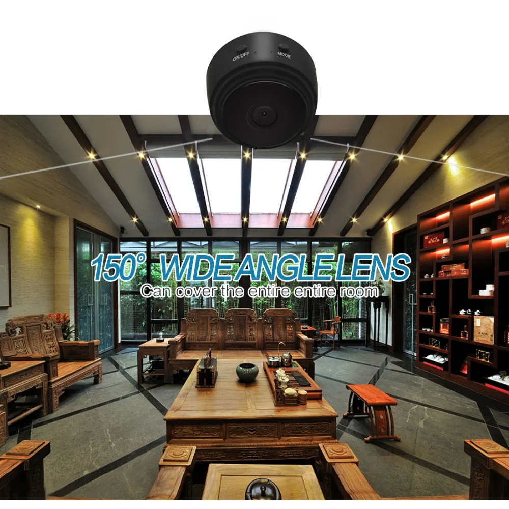 Мини Wi Fi камера 1080P HD с дистанционным воспроизведением видео маленькая микро
