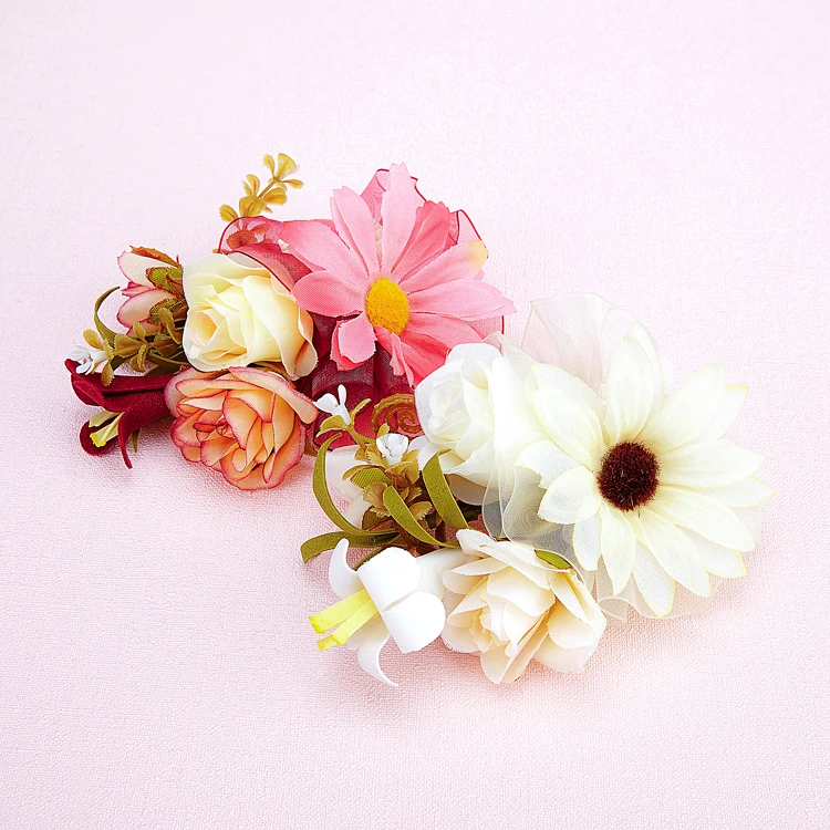 Girl hair artificial flower hair ornaments hairpins hairgrips