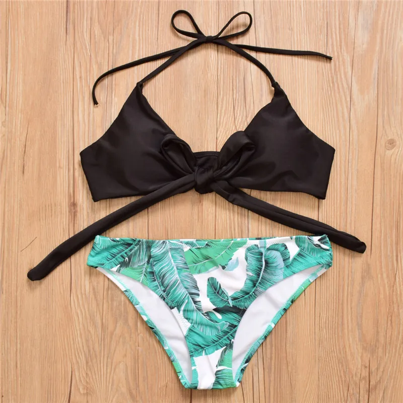 2017 Womens Bathing Suits Plus Size Swimming Trunks Print Swimsuits