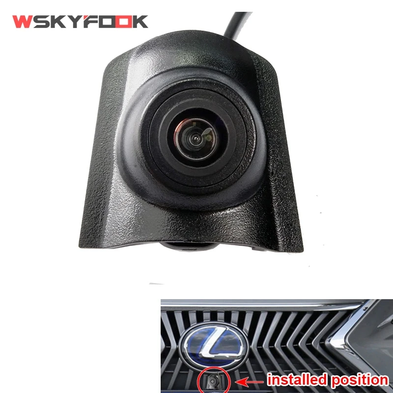 

600L CCD Night Vision Car Front View Parking Camera for Lexus ES 2018 Firm Installation Under Car Logo Waterproof