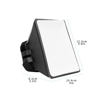 

Universal Mini Portable Foldable Flash Softbox DiffuserVideo Studio Collapsible For Meking Mini LED Lamp mini Flas