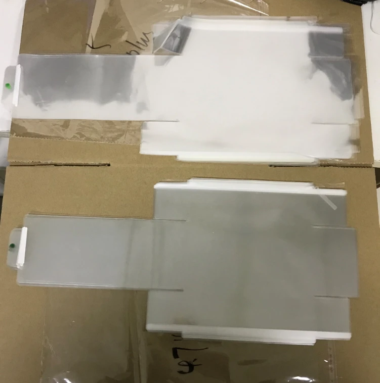 

LISCN 100pcs /lot, For iPhone X 7G 7+ 7p 7plus 8 8G 8+ 8p plus XS MAX XR Wrap Seal box bag Protective Factory Film US/UK version