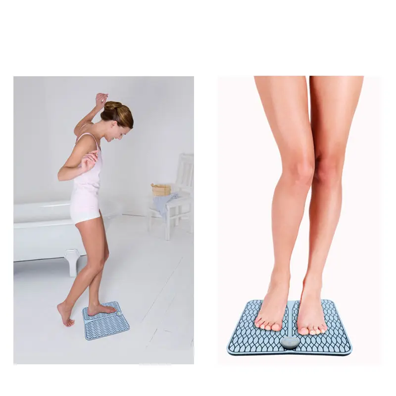 VONMIE Foot Vibrator Wireless Muscle Stimulator EMS Foot Massager ABS Physiotherapy USB Rechargeable Revitalizing Pedicure Tens