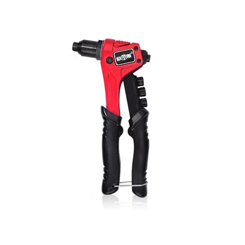 Rivets Gun 8" (200MM) Single Hand Blind Rivet guns Manual Riveting Tool Hand Heavy Hand Tool Manual Mandrels one-hand operation