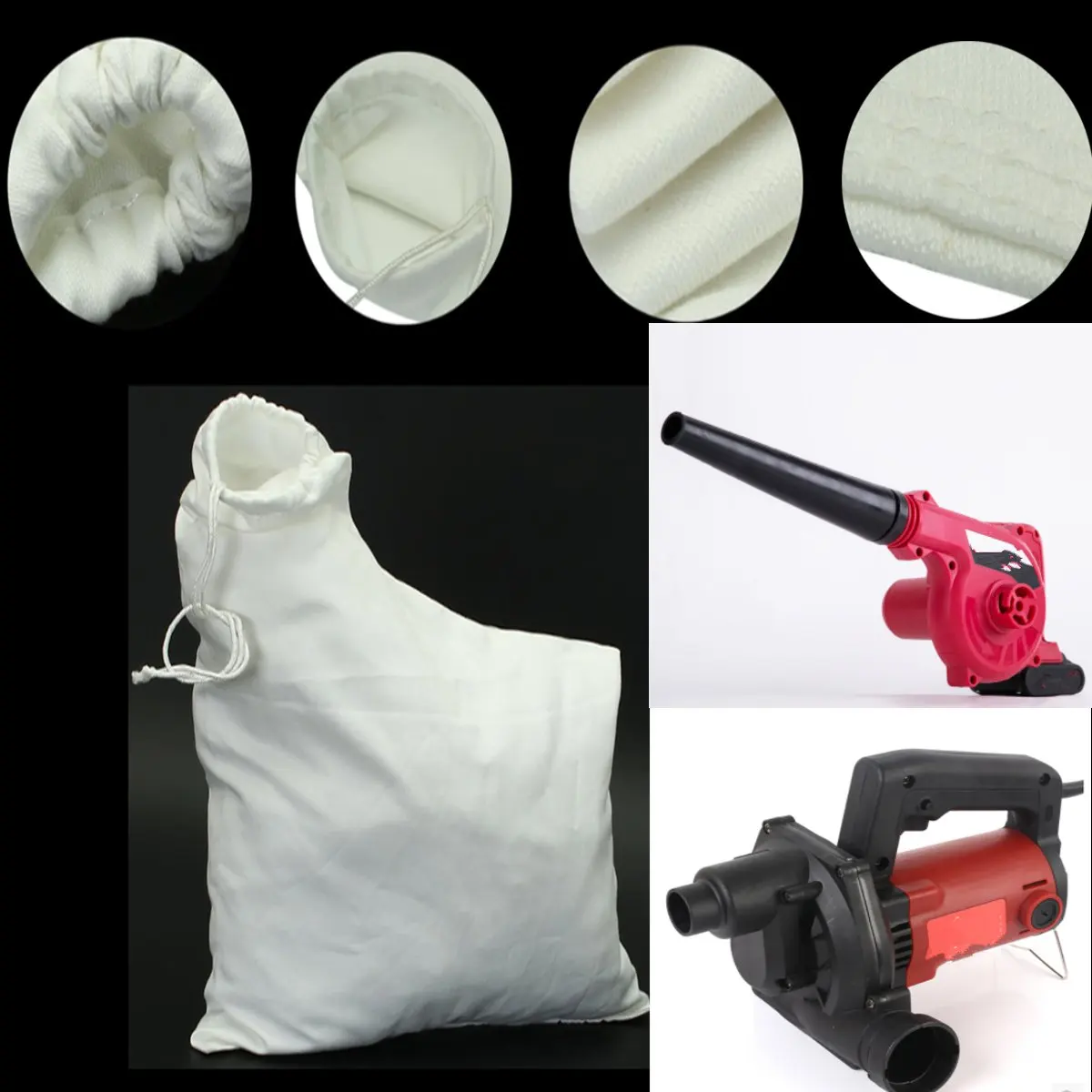

Leaf Blower Vacuum Bag fit for Wee d Eater Barracuda 2595 Mulcher Lawn Yard Shredder Garden Tool Storage Bag Accessories