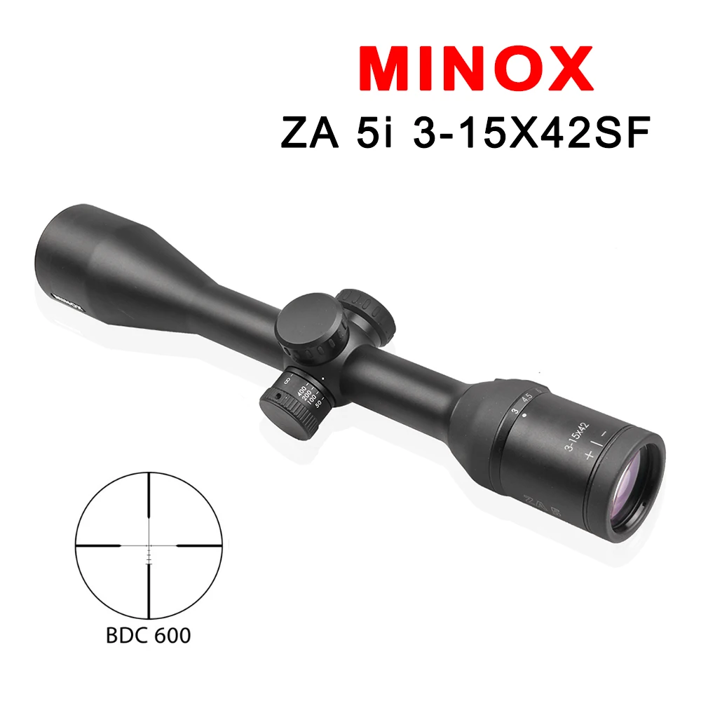 MINOX HD ZA5i 3 15X42 SF BDC 600 сетка Jacht Richtkijker сторона параллакса прицел тактическая Оптика