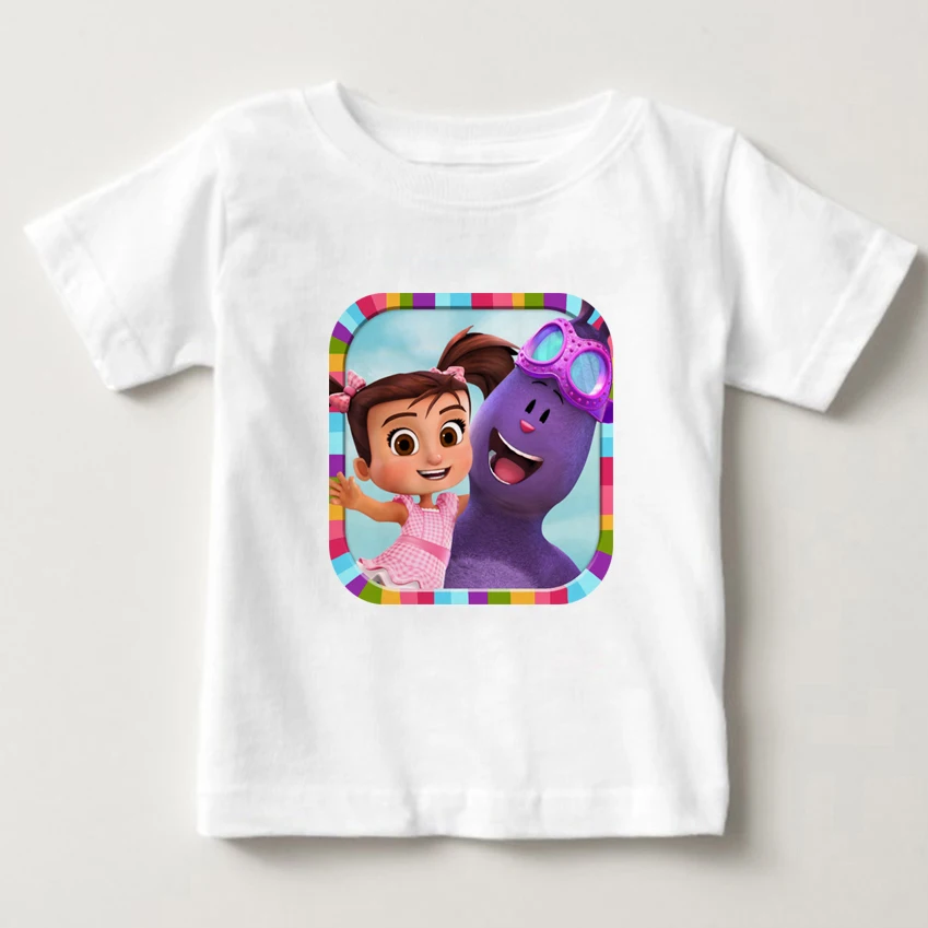 

Kate and mim mim 3D Printed children t - shirts 3T-8T boys and girls cartoon T-shirt, pure cotton breathable children's clothing