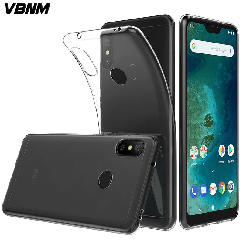 

For Xiaomi Mi A2 Lite Global Version Case Mi A2Lite Case Soft Transparent TPU Case For Redmi 6 Pro Case Silicone Back Cover Bag
