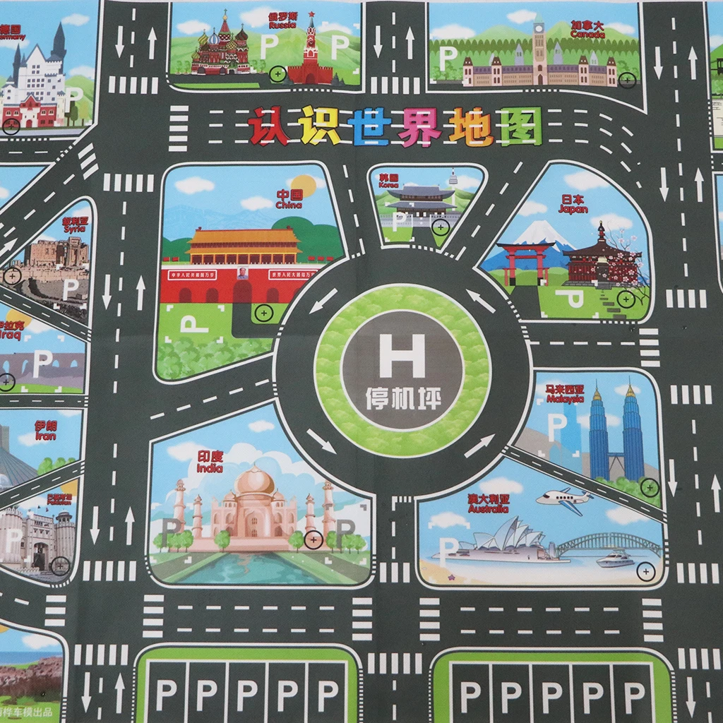 play mats for cars and trains