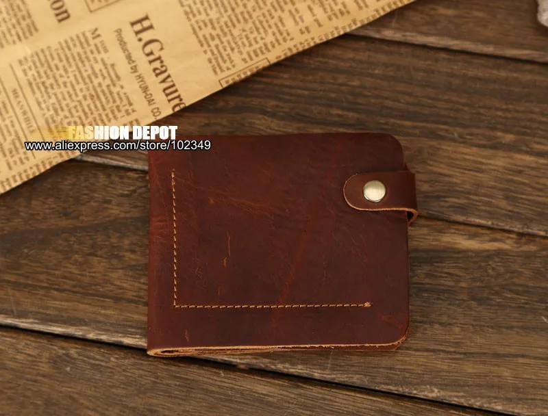 Genuine Leather wallet leather purse 5301-1# (7)