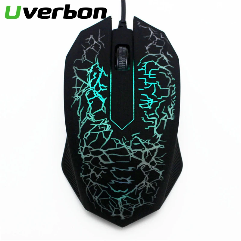 

3000DPI Luminous USB Wired Gaming Mouse 3 Buttons LED Optical Computer Mouse Gamer Mice for PC Laptop Notebook