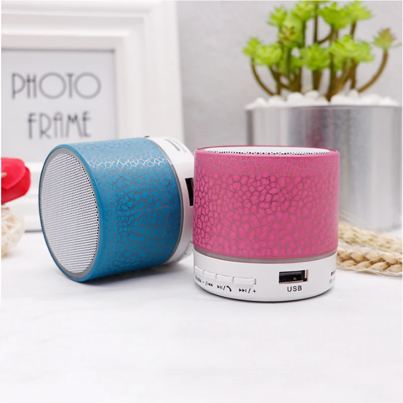 

A9 Bluetooth Speaker Mini Wireless Loudspeaker Crack LED TF USB Subwoofer bluetooth Speakers mp3 Stereo Audio Music Player