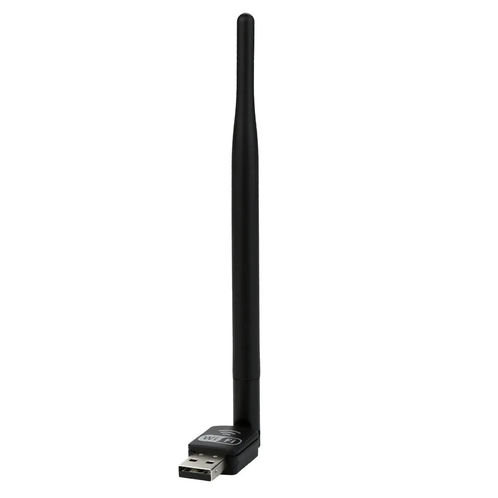 

HIPERDEAL 300Mbps 802.11n/g/b Mini USB Wifi Adapter wi-fi Network LAN Card w/Antenna Family Sharing 2.4Ghz WIFI Device JANN07