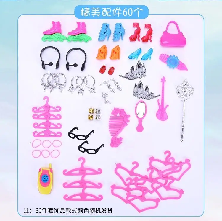 Bonecas acessórios conjunto bolsa de sapatos Tipo : Acessórios
