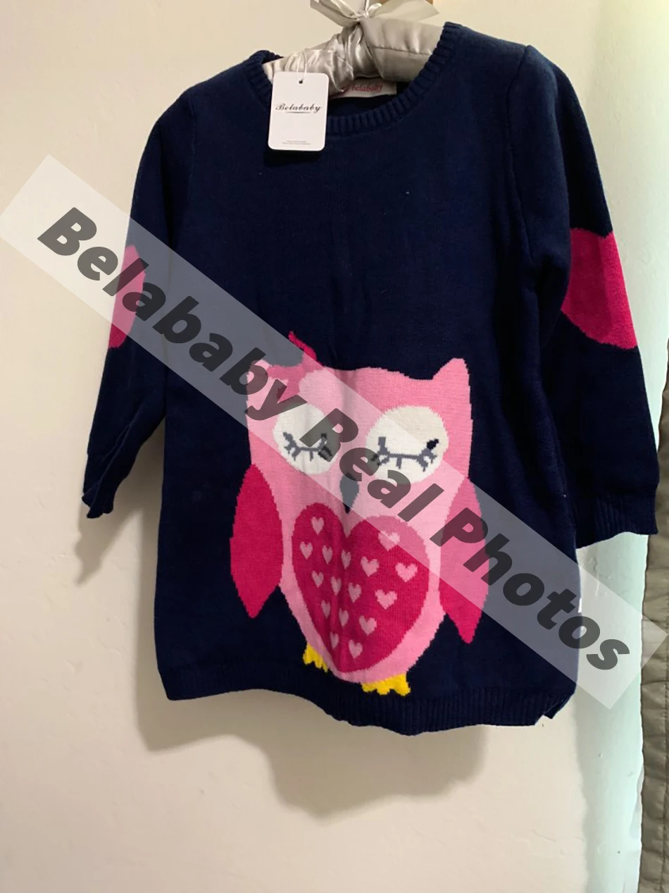 Милые свитера с нашивками в виде совы для маленьких девочек 1-6 лет(синий, серый), пуловер с длинными рукавами, вязаный свитер для девочек, весенняя одежда
