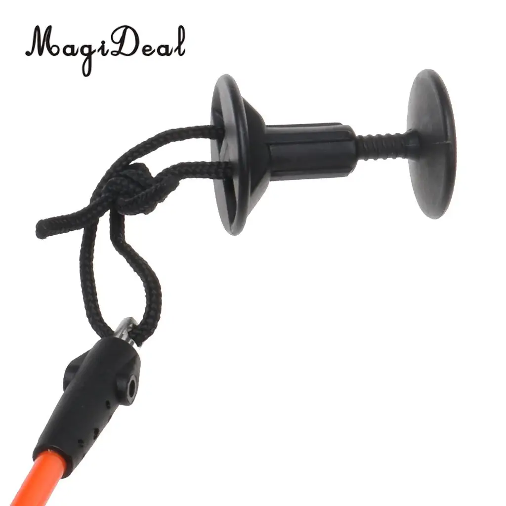 MagiDeal 4ft 7mm Orange Coiled Bodyboard Surfboard SUP Bicep Wrist Surf Leash 