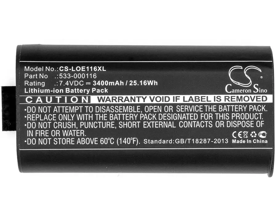 Cameron Sino 3400mah battery for LOGITECH S-00147 UE MegaBoom 533-000116 batteries