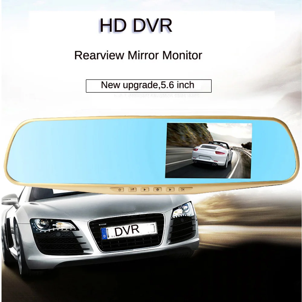 Высокое качество Full HD 1080P зеркало заднего вида DVR камера + парковочная ночного