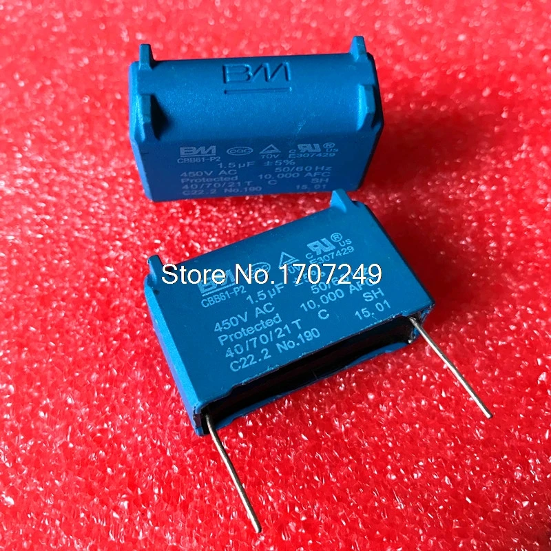 Free shipping 10pcs/lot BM CBB61 1.5uF 