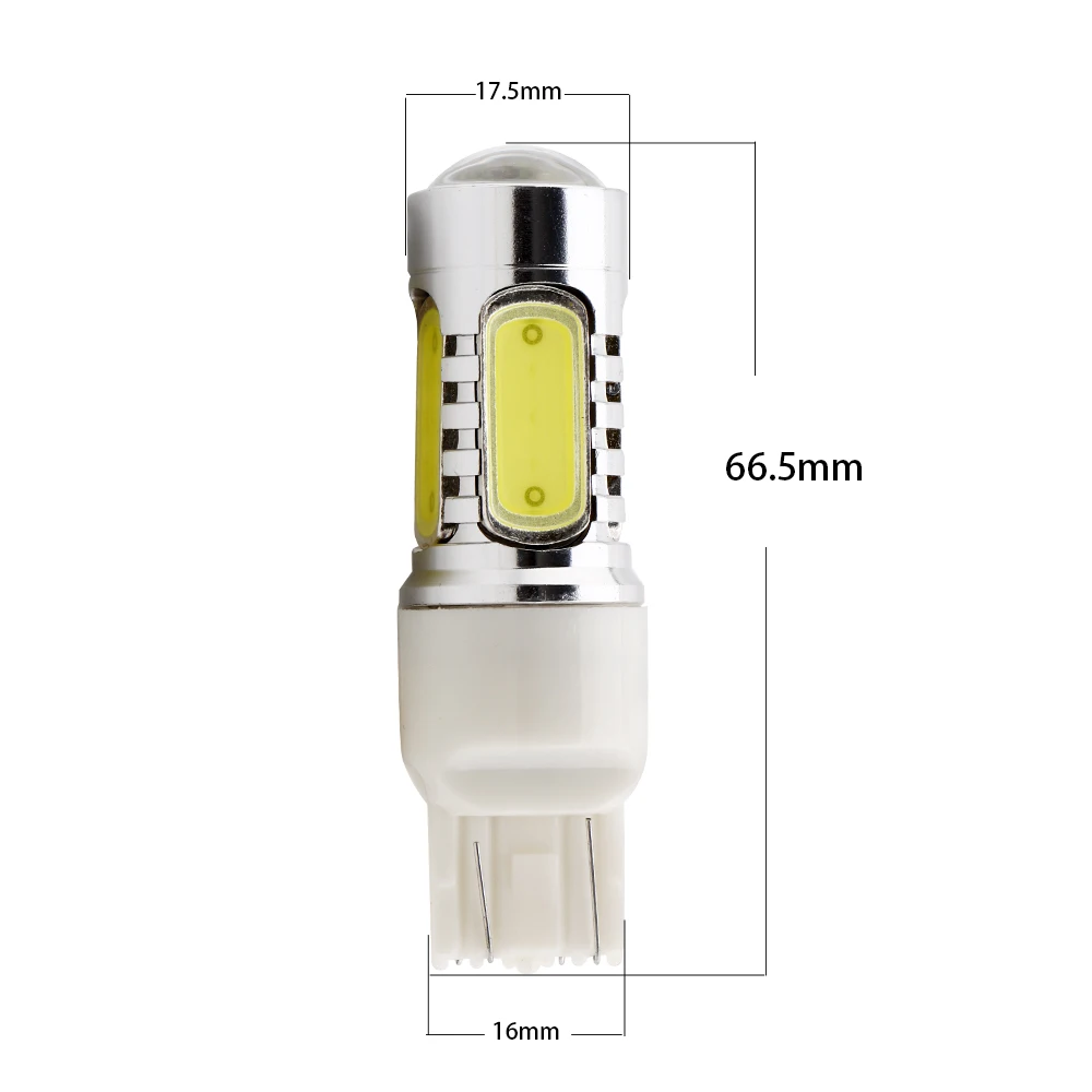 YM E Bright 2 шт. T20 7443 7444NA W21/5 Вт COB 7 5 12 в 24 В Светодиодные Автомобильные Лампы